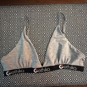 Ethika bralette in Heather gray never worn